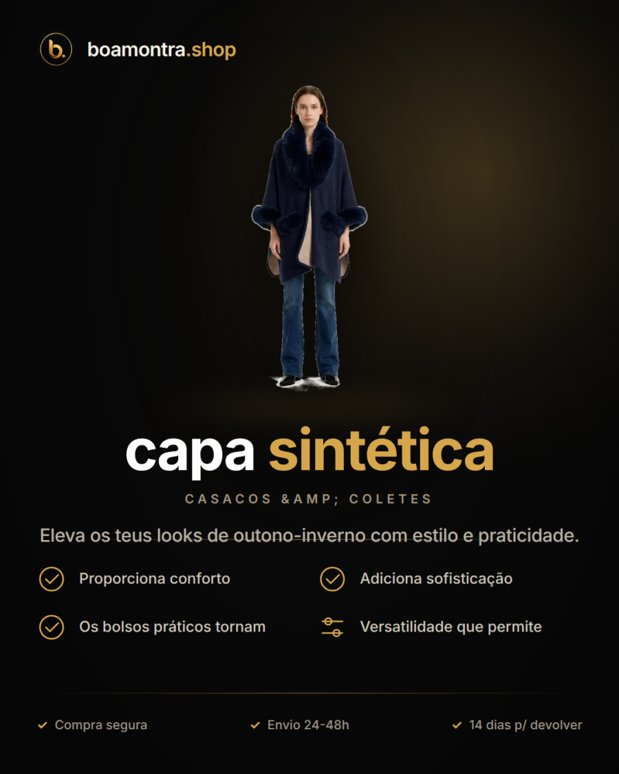 Conforto e sofisticação com capa sintética