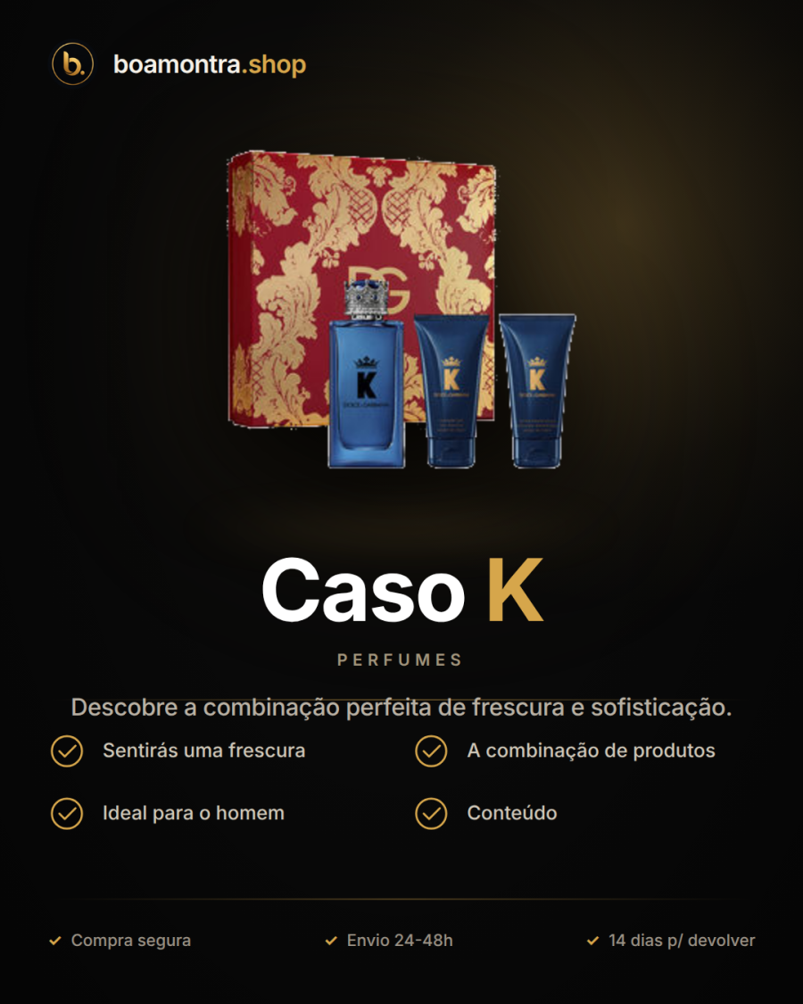 Sente a Elegância com Caso K