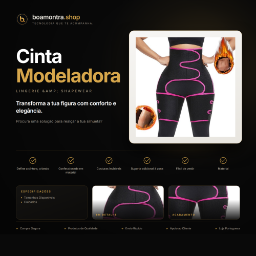 Define a tua silhueta com Cinta Modeladora