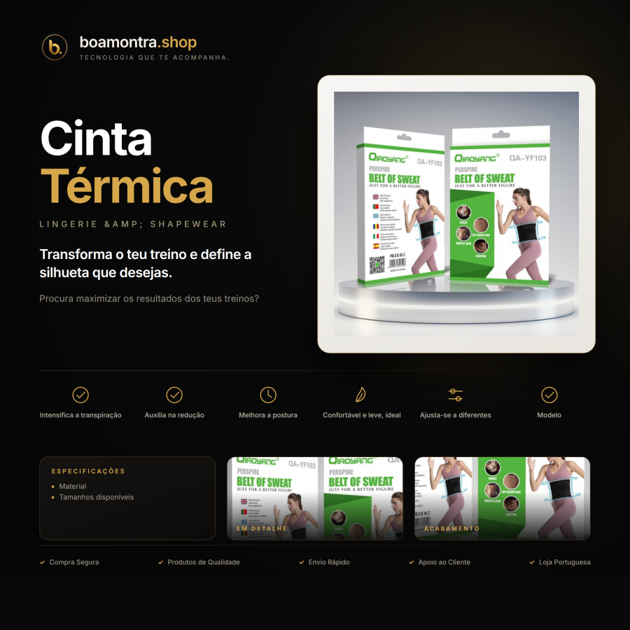 Potencia os Treinos com Cinta Térmica