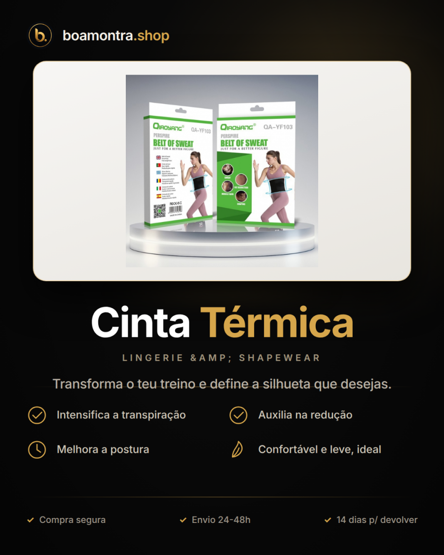 Potencia os Treinos com Cinta Térmica