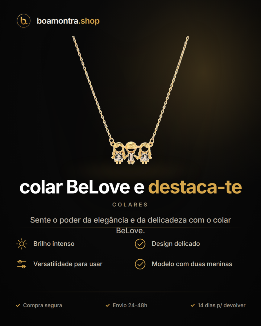 Brilha com o colar BeLove e destaca-te