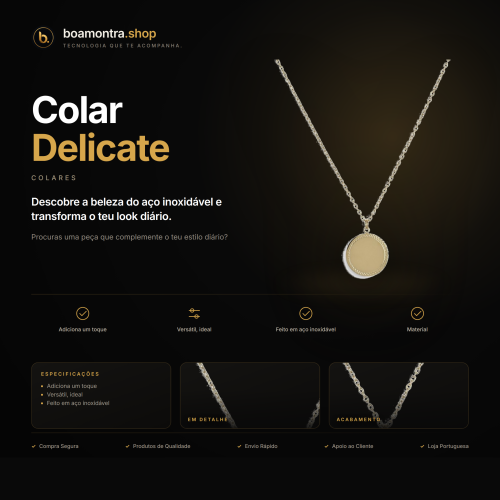 Estilo e Elegância com Colar Delicate