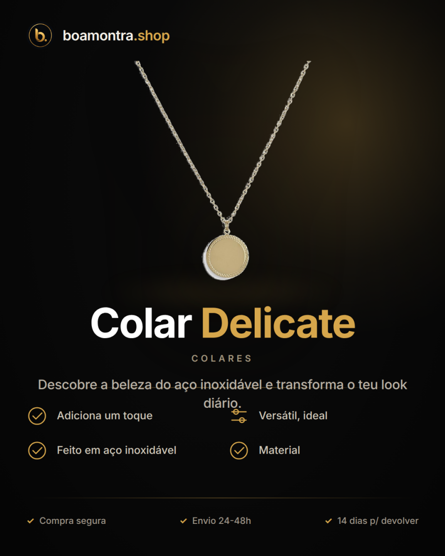 Estilo e Elegância com Colar Delicate