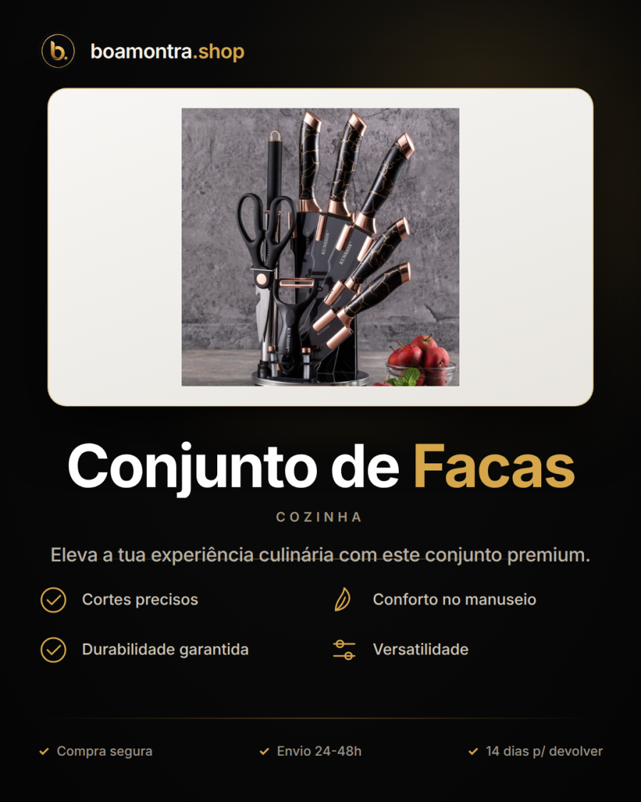 Cortes precisos com Conjunto de Facas