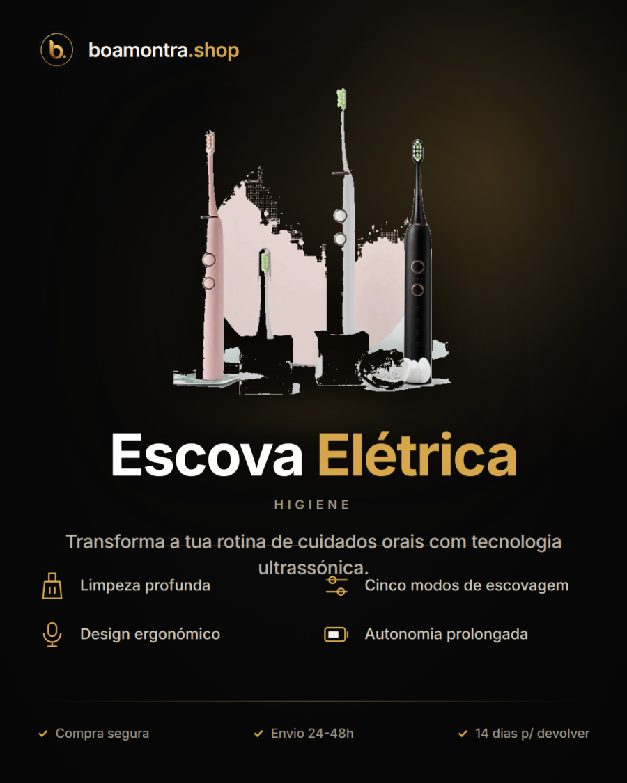 Higiene Bucal Avançada com Escova Elétrica