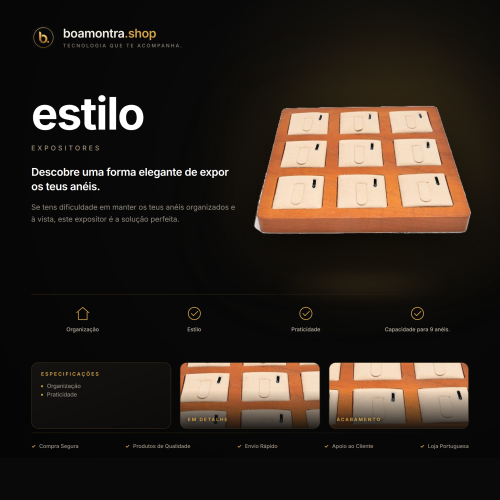 Organiza os teus anéis com estilo