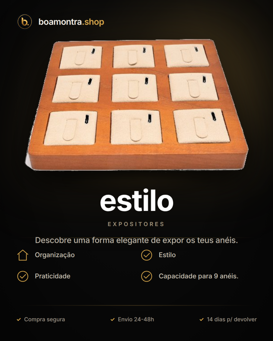Organiza os teus anéis com estilo