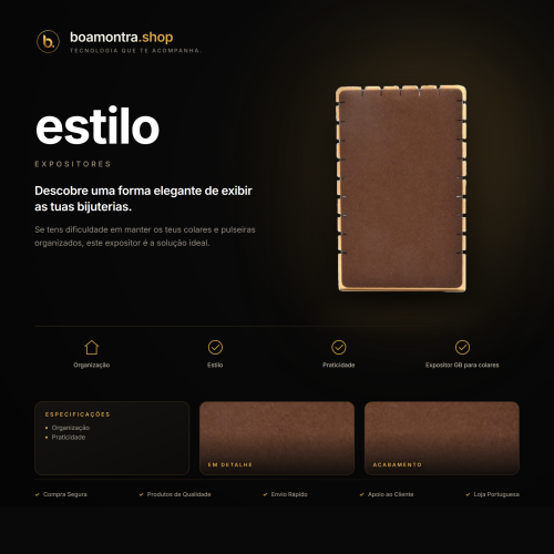 Organiza colares e pulseiras com estilo