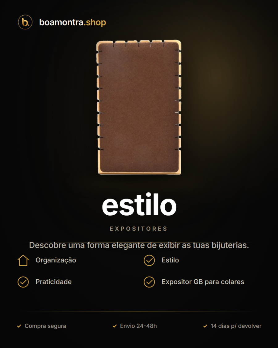 Organiza colares e pulseiras com estilo