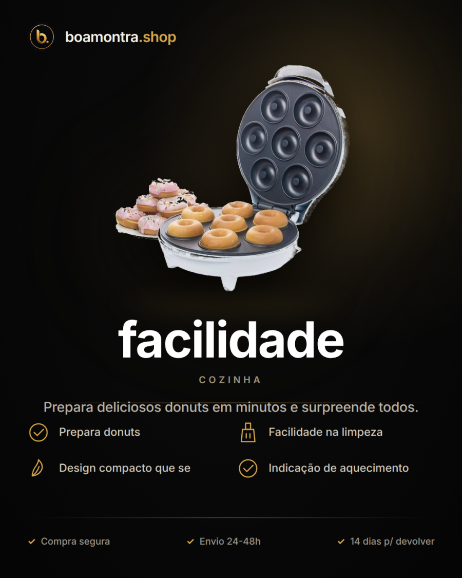 Cria donuts caseiros com facilidade