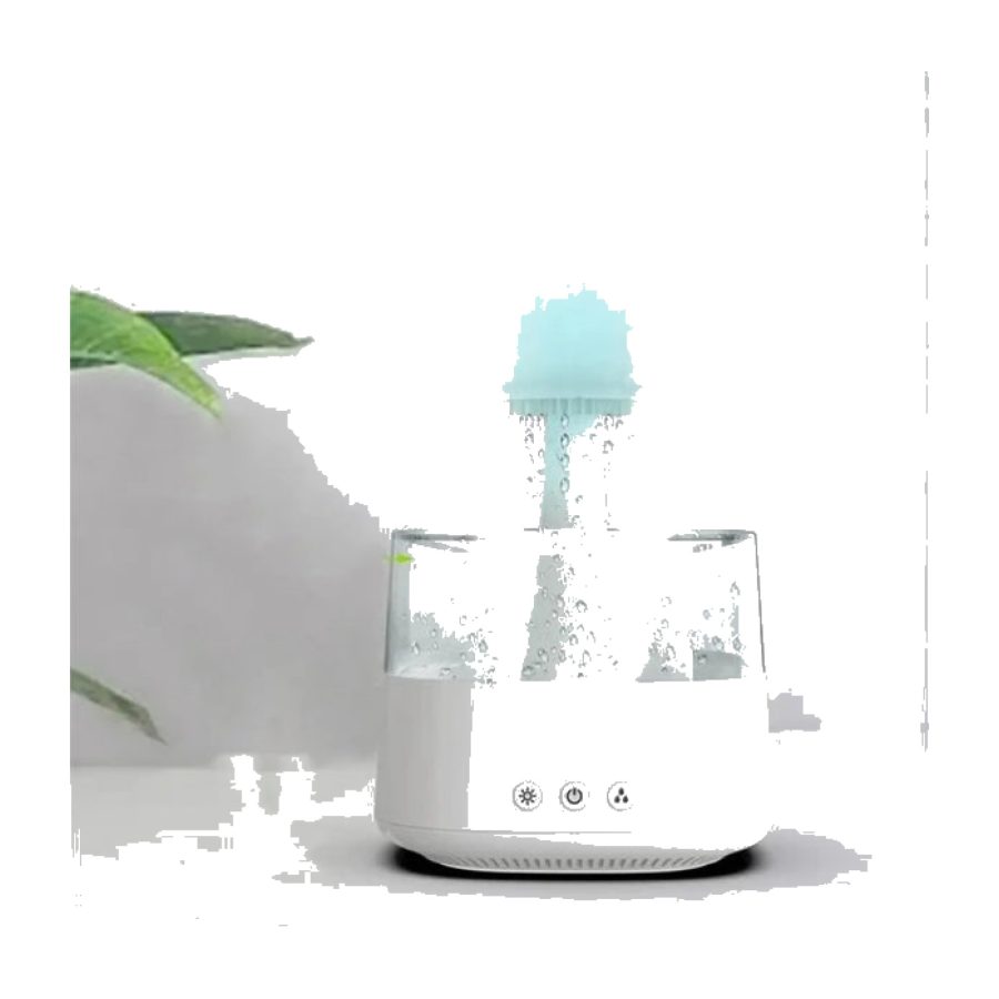 Relaxamento e Música com Humidificador Nuvem