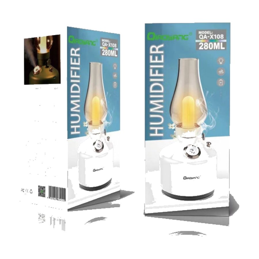 Ambiente Aconchegante com Humidificador Vintage