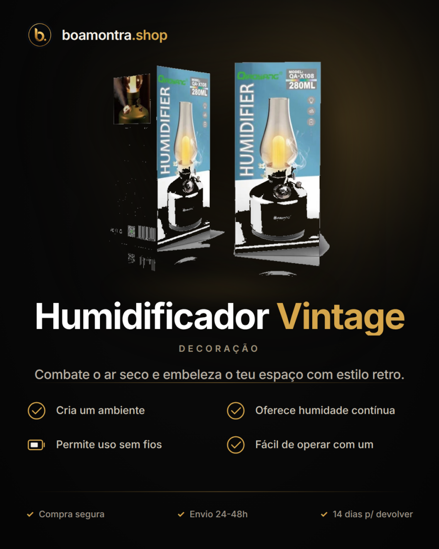 Ambiente Aconchegante com Humidificador Vintage