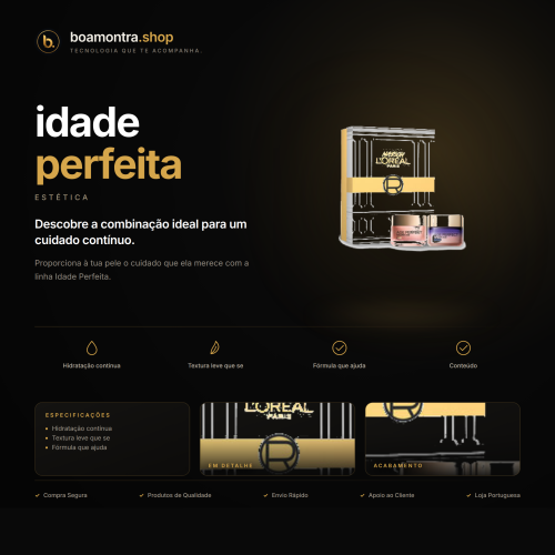 Cuida da tua pele com idade perfeita