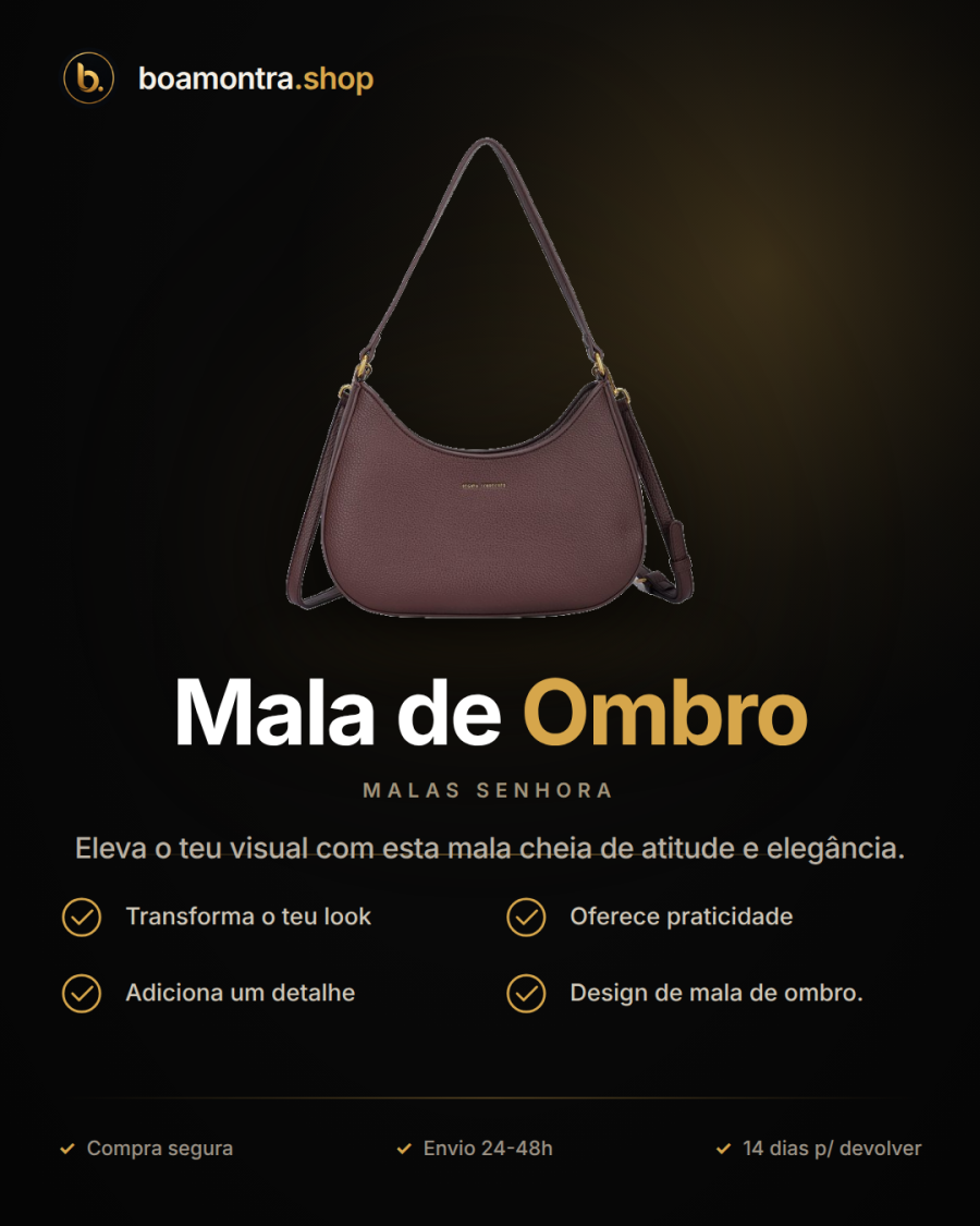 Estilo e Praticidade com Mala de Ombro
