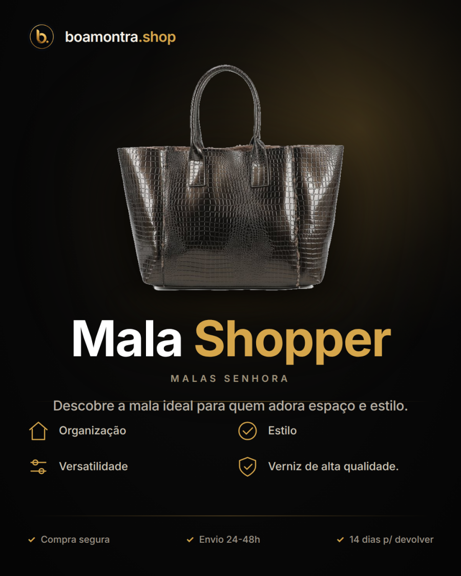 Espaço e Estilo com Mala Shopper