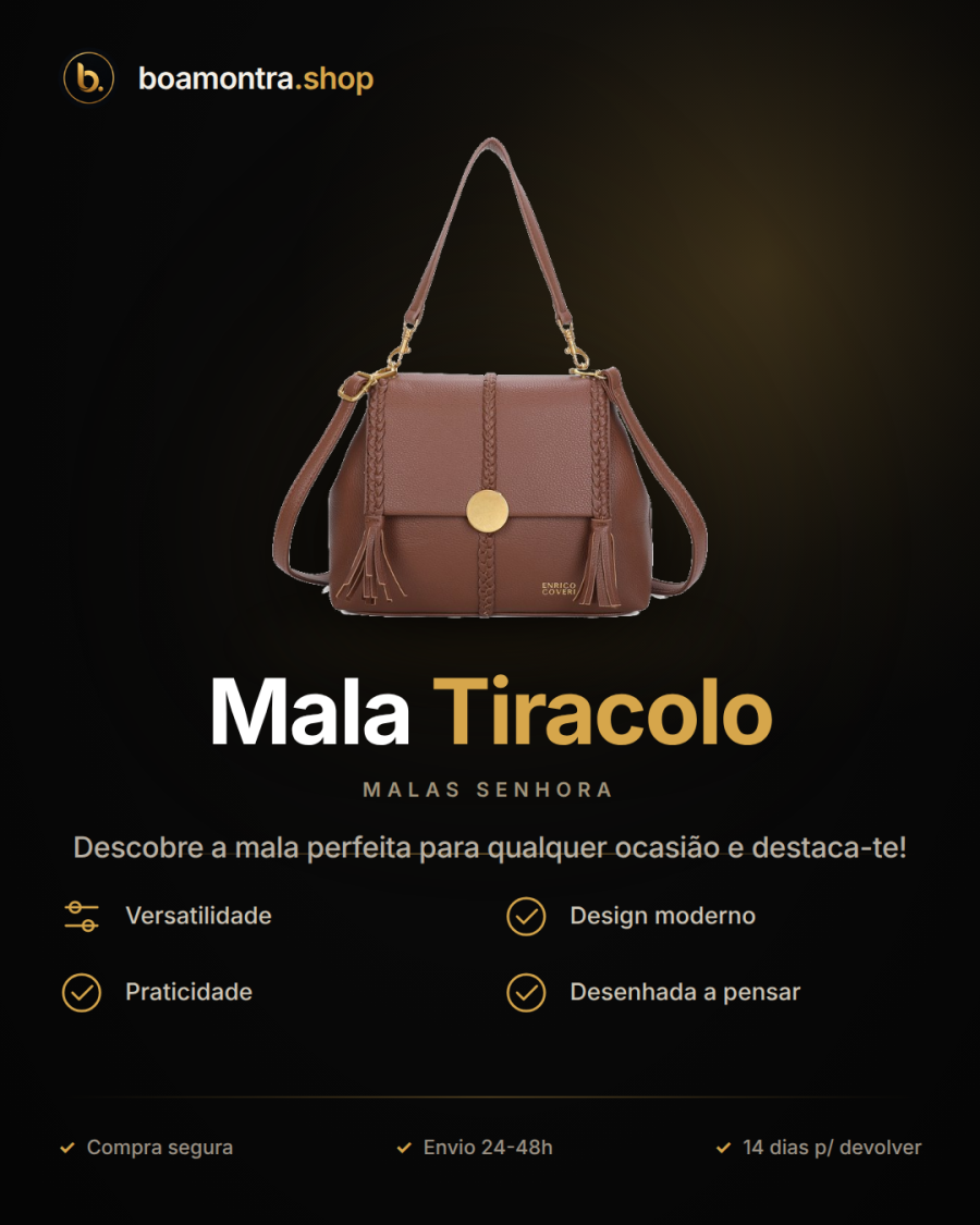 Estilo e Versatilidade com a Mala Tiracolo