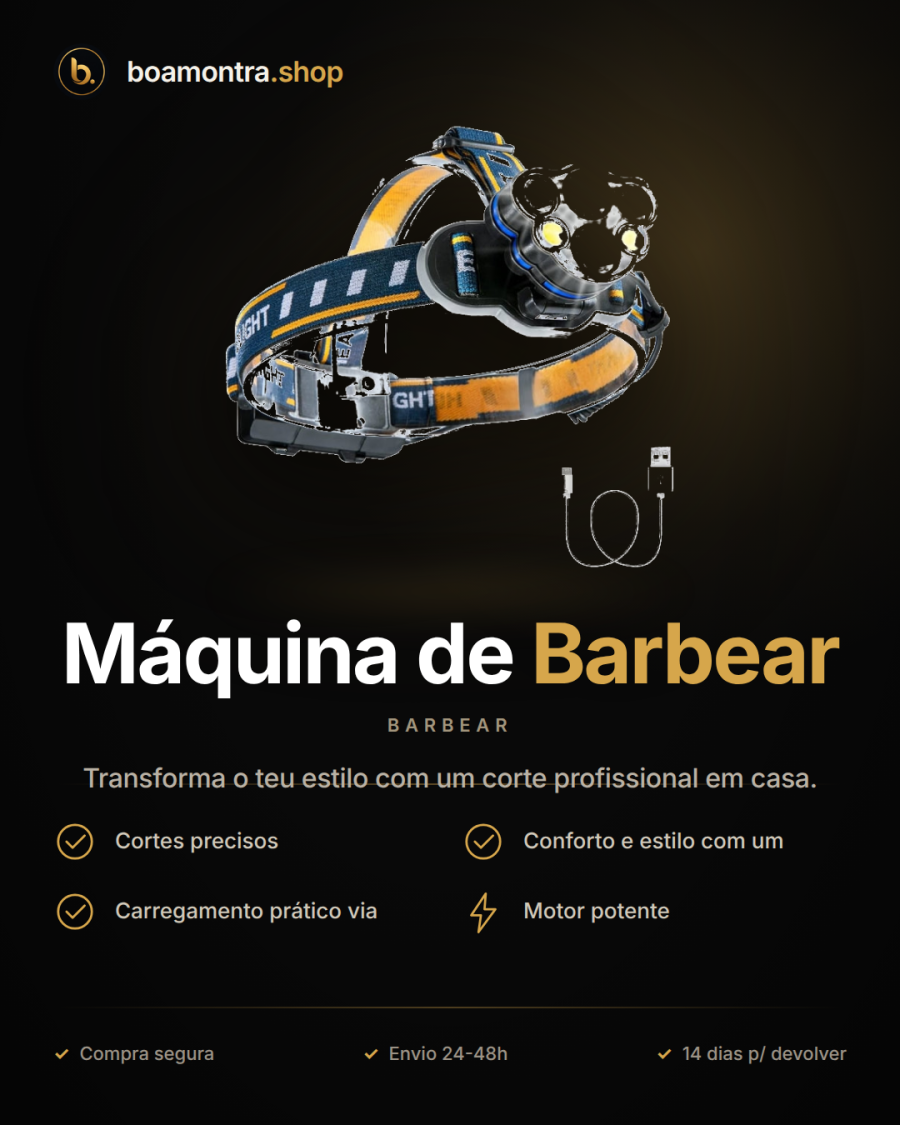Cortes Precisos com Máquina de Barbear Recarregável