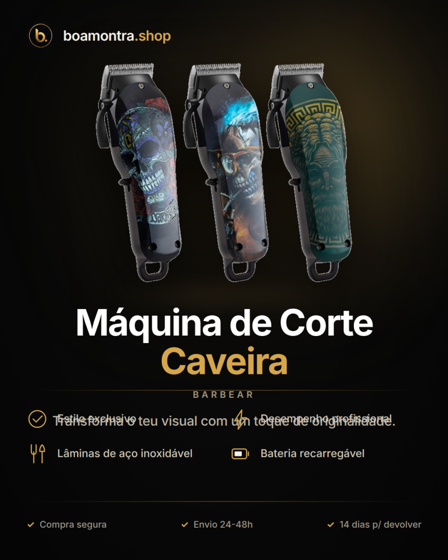 Estilo Único com Máquina de Corte Caveira