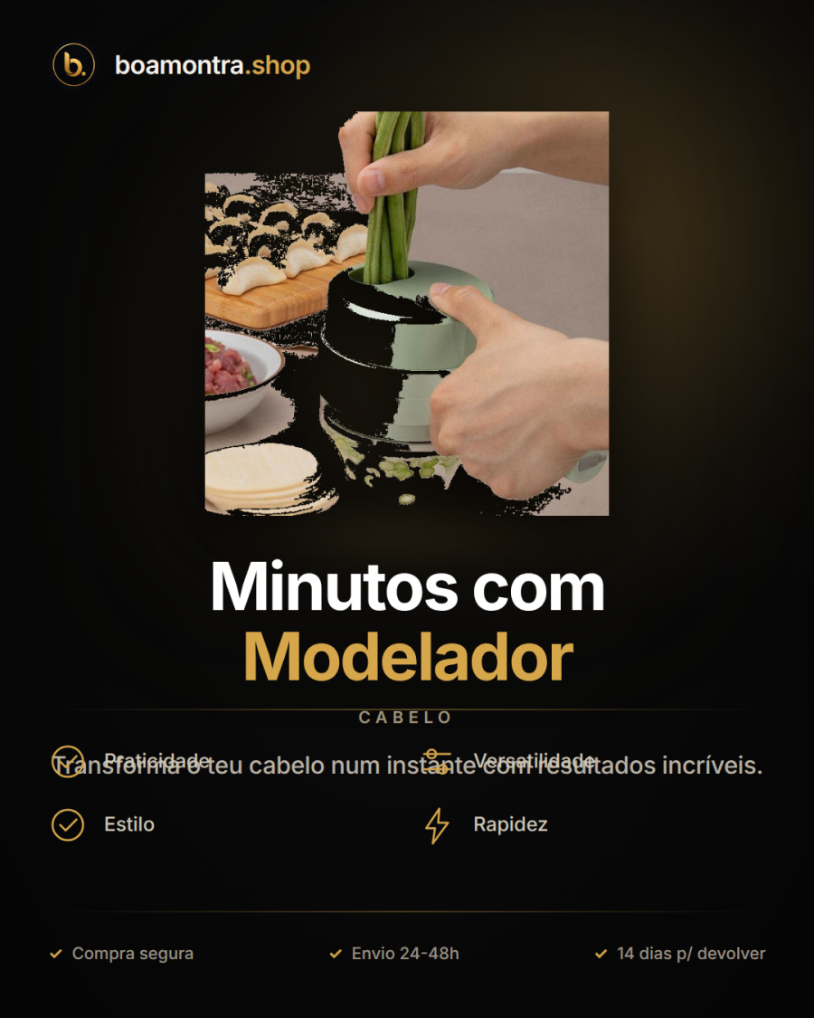 Cachos Definidos em Minutos com Modelador Automático