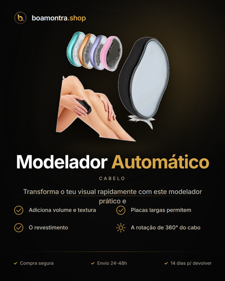Adiciona Estilo ao Teu Cabelo com Modelador Automático