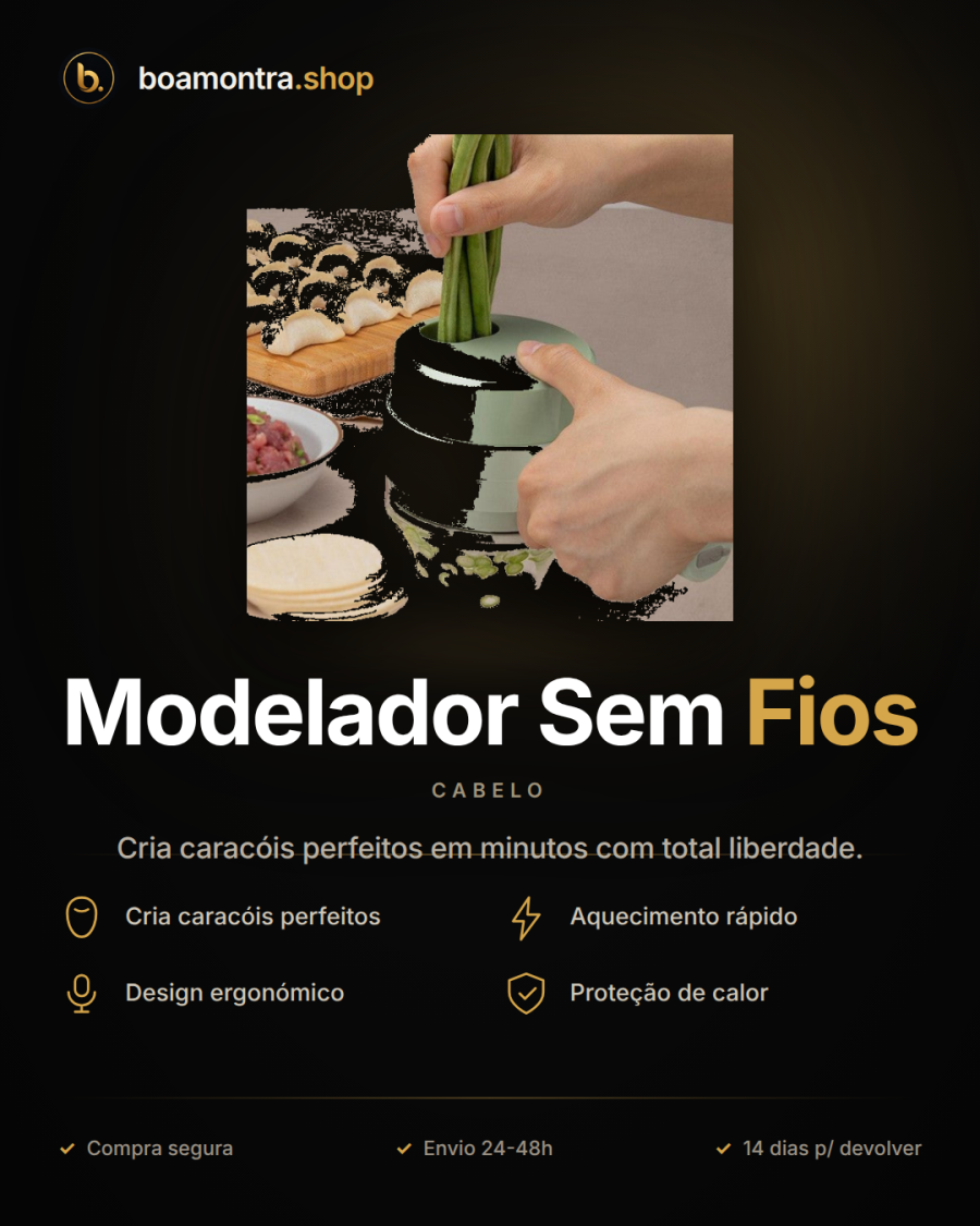 Transforma o Teu Visual com Modelador Sem Fios