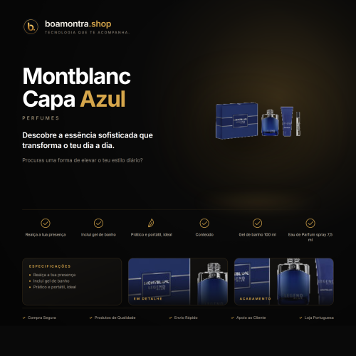 Experiência de Luxo com Montblanc Capa Azul