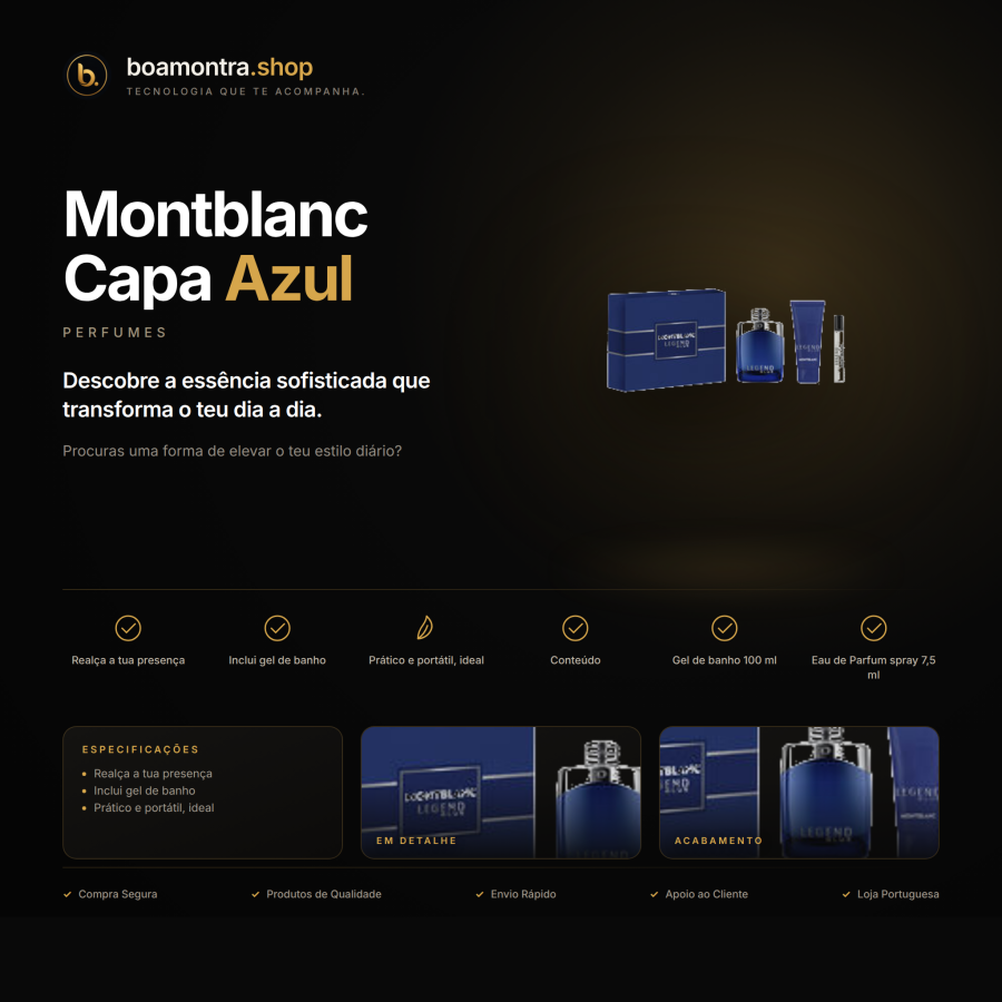 Experiência de Luxo com Montblanc Capa Azul