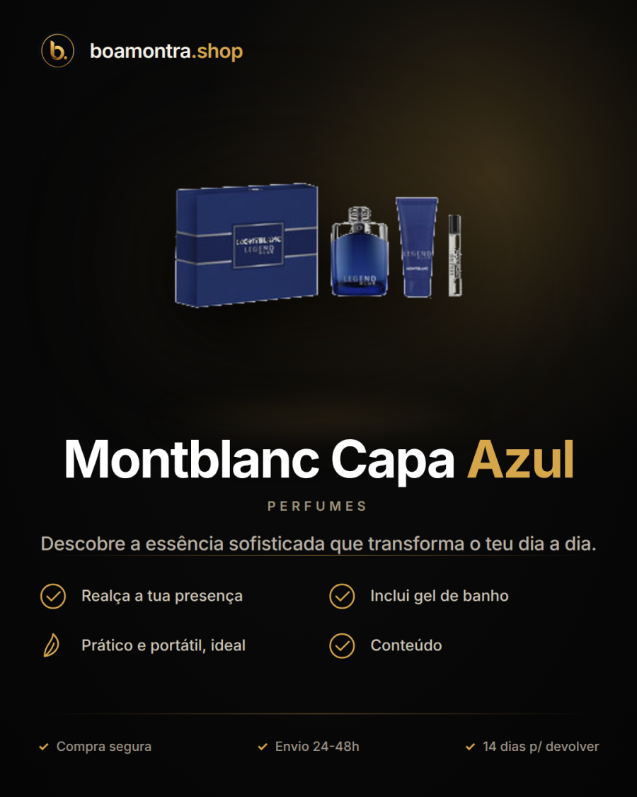 Experiência de Luxo com Montblanc Capa Azul