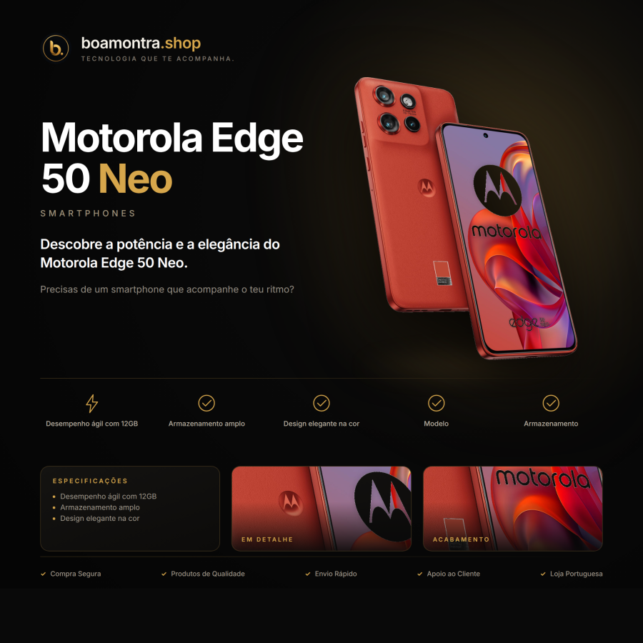 Desempenho Ágil com Motorola Edge 50 Neo