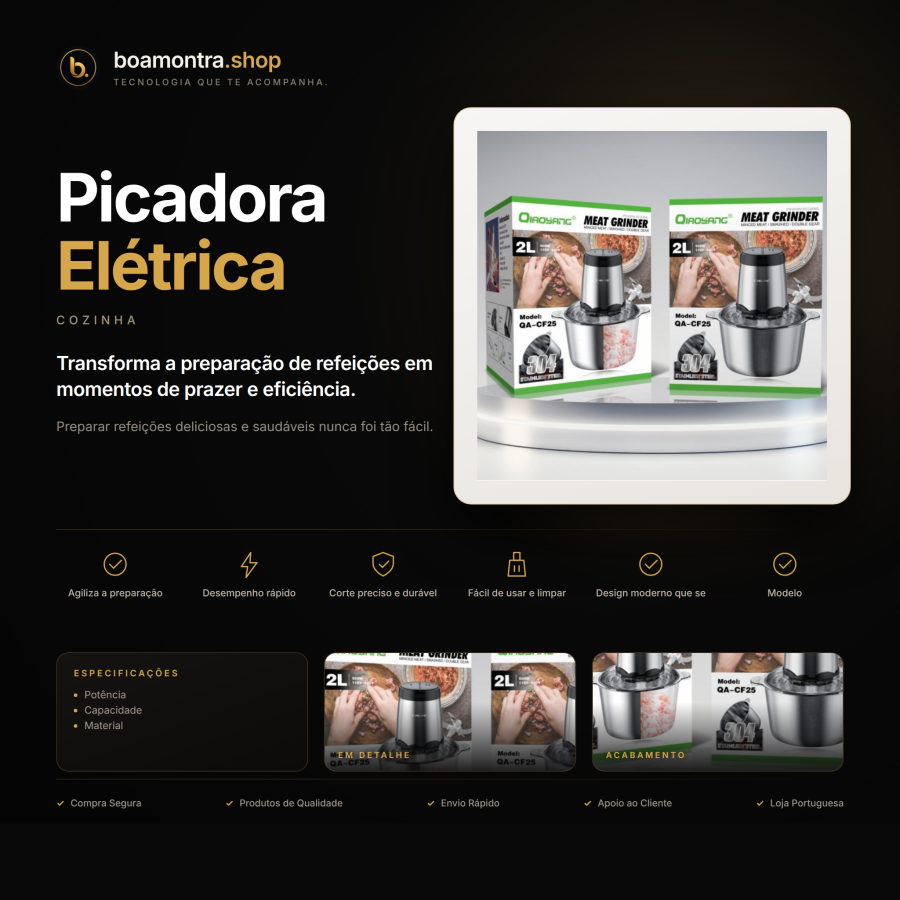 Praticidade na Cozinha com Picadora Elétrica