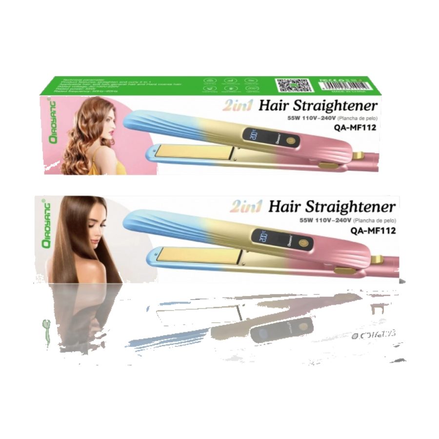 Transforma o Teu Cabelo com Prancha 2-em-1