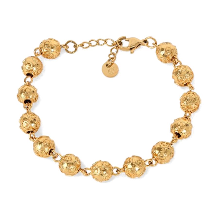 Estilo e Elegância com Pulseira de Bolas de Viana