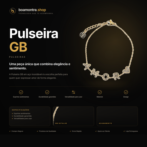 Exprime o teu amor com a Pulseira GB