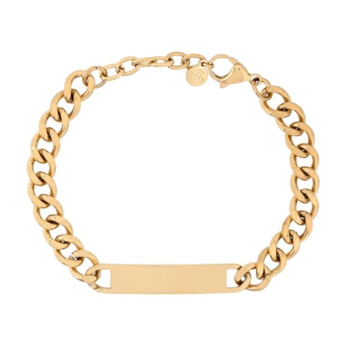 Toque elegante com pulseiras de homem
