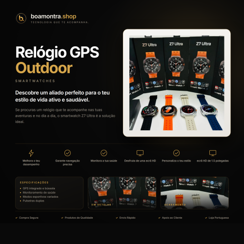 Vive Ativamente com o Relógio GPS Outdoor