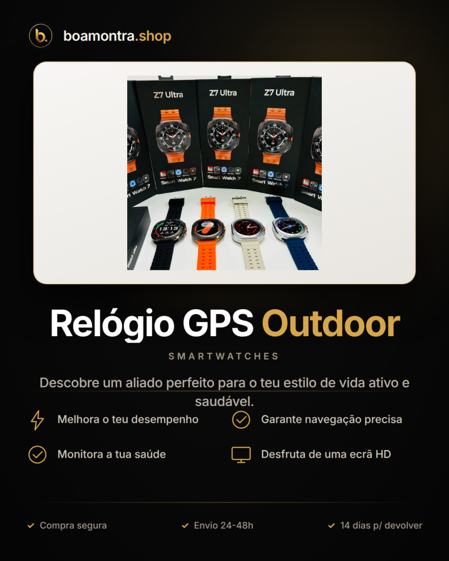 Vive Ativamente com o Relógio GPS Outdoor