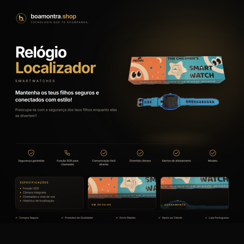 Segurança e Diversão com Relógio Localizador