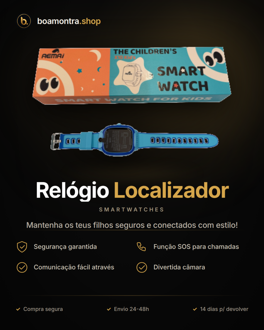 Segurança e Diversão com Relógio Localizador