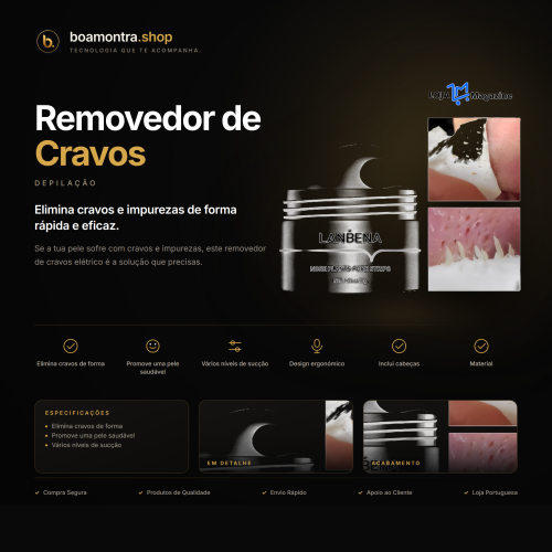 Pele Radiante com Removedor de Cravos