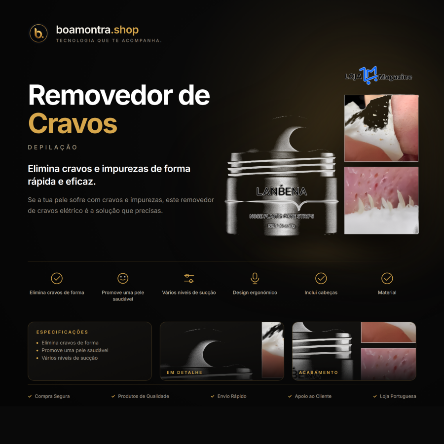 Pele Radiante com Removedor de Cravos