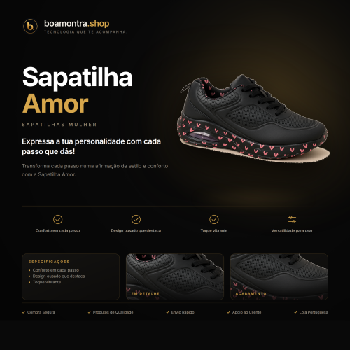 Conforto e Estilo com Sapatilha Amor