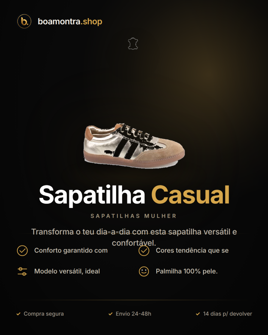 Conforto e Estilo com Sapatilha Casual