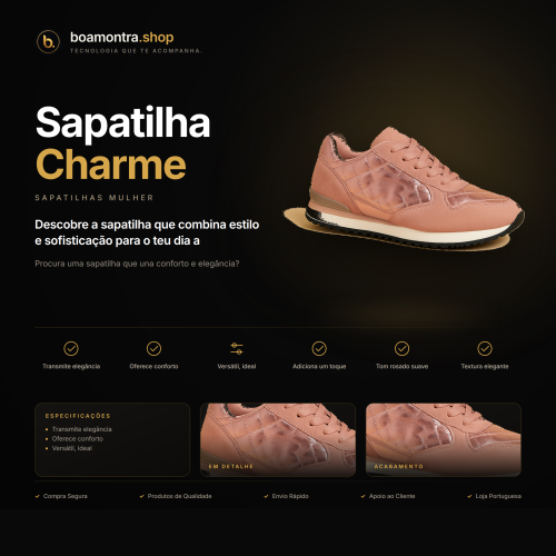 Elegância e Conforto com Sapatilha Charme