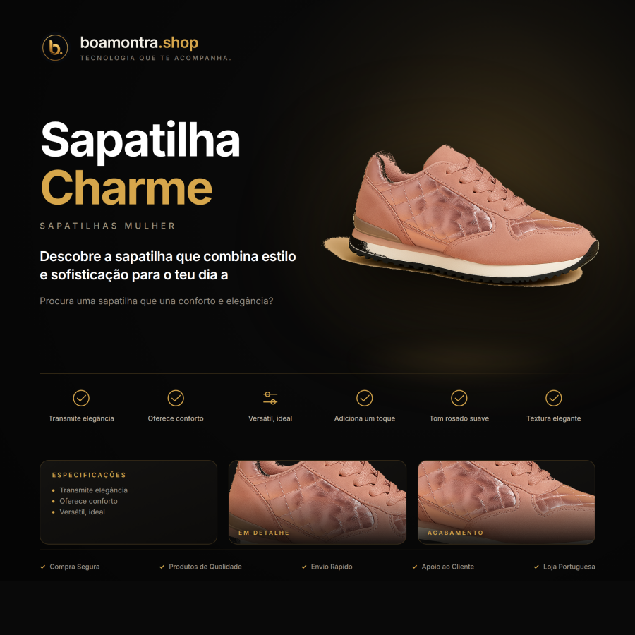 Elegância e Conforto com Sapatilha Charme