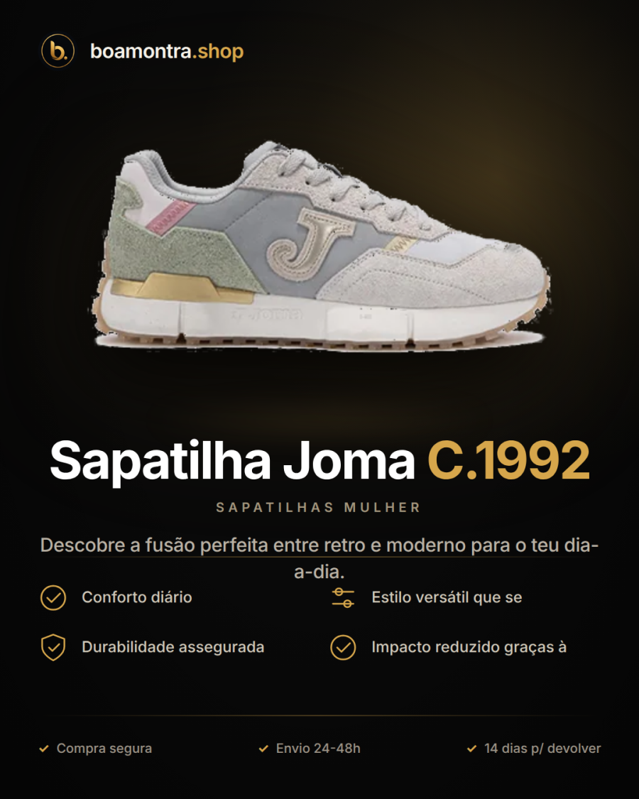 Conforto e Estilo com Sapatilha Joma C.1992