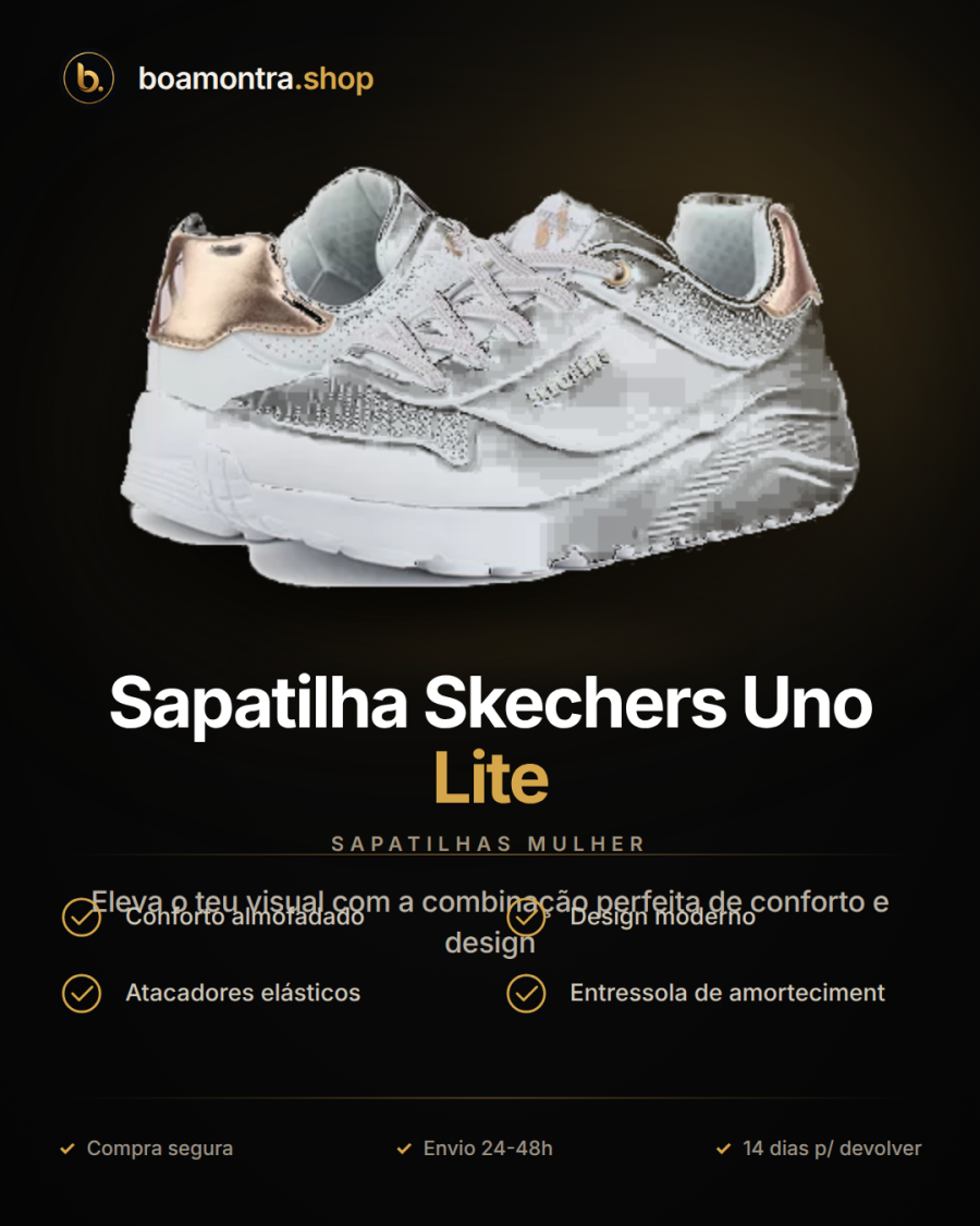 Conforto e Estilo com Sapatilha Skechers Uno Lite