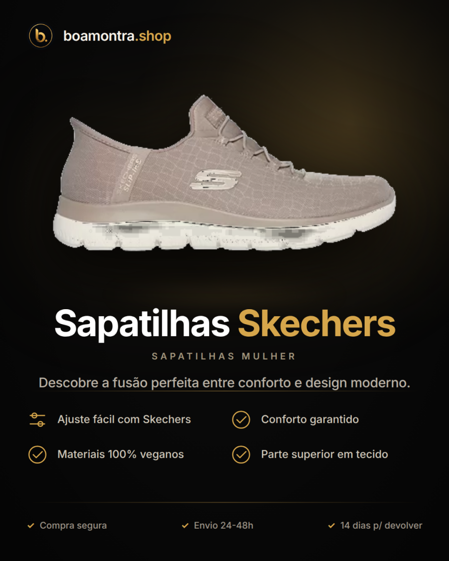 Conforto e Estilo com Sapatilhas Skechers