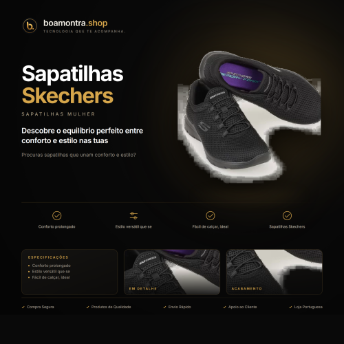 Conforto e Estilo com Sapatilhas Skechers
